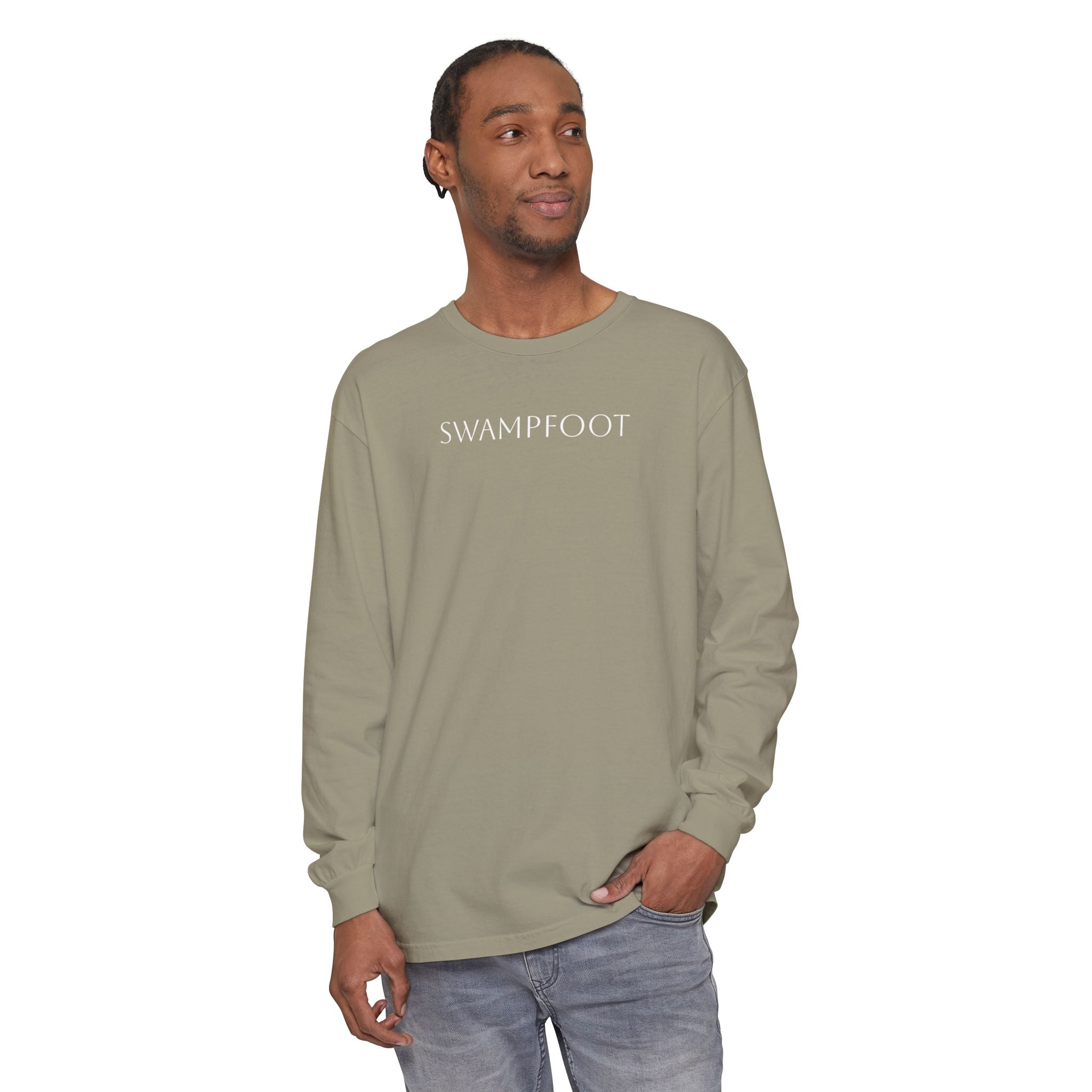 Swampfoot Long Sleeve Shirt — Tropical Swamp Monster Graphic